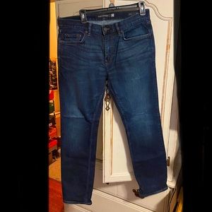 Men’s Banana Republic Slim dark wash blue jeans 33x30
